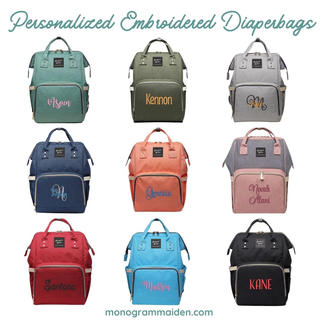 Monogram Diaper Bag: Personalize Your Parenting Style Now