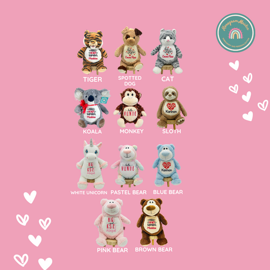 Valentine's Day Bears (Cubbies)