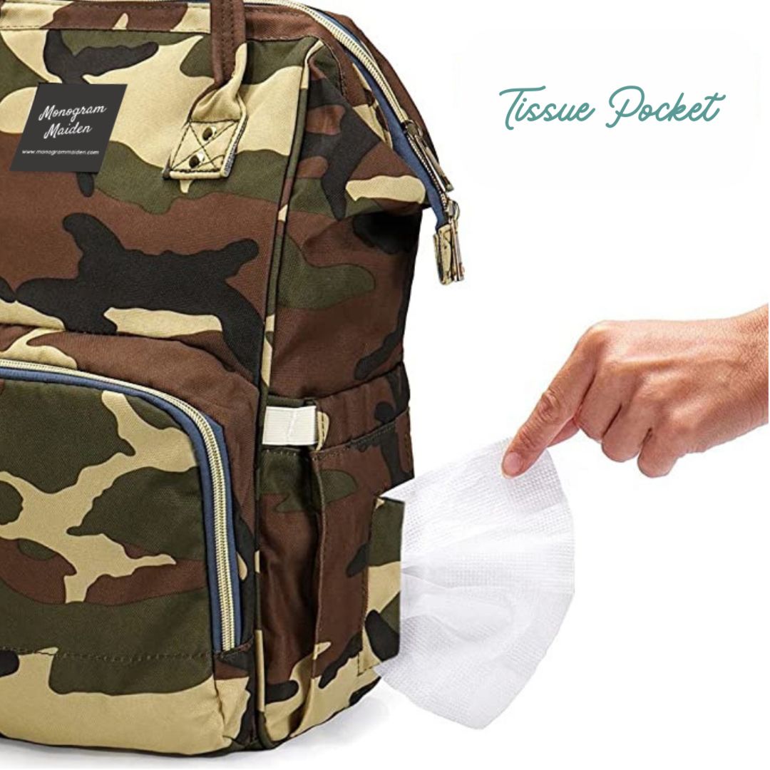 Camo shop diaper backpack