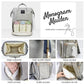 Personalized Diaper Bag Backpack-Solid Colors